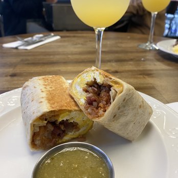 Cafe Miro - Breakfast burrito with bacon. - Cafes Near Me - Westminster, California