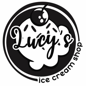 Lucy’s Ice Cream Shop - B&W Logo. - Ice Cream & Frozen Yogurt Near Me - Conway, New Hampshire Lucy’s Ice Cream Shop - B&W Logo. - Ice Cream & Frozen Yogurt Near Me - Conway, New Hampshire