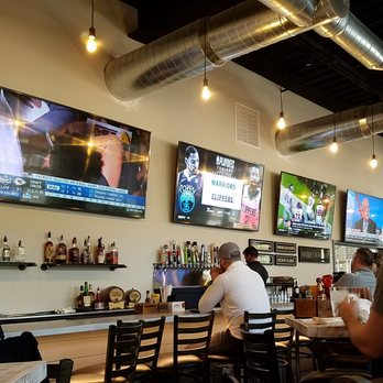 Fork + Ale House - bar with lots of large screens - Breweries Near Me - Carmel, Indiana