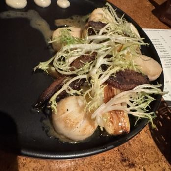 Central - Five barley seared scallops in a bland sauce - Bars Near Me - Montgomery, Alabama