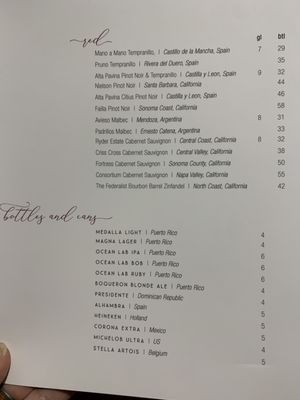 Menu photo 5 The Atlantic at the Tryst San Juan, PR Menu photo 5 The Atlantic at the Tryst San Juan, PR