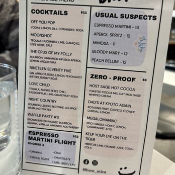 Host Utica - Coffee menu - American Near Me - Utica, Michigan Host Utica - Coffee menu - American Near Me - Utica, Michigan