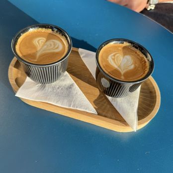 Goldchild Coffee Roasters - My hubby and I sipping cortado 4oz ;) - Coffee Roasteries Near Me - San Diego, California Goldchild Coffee Roasters - My hubby and I sipping cortado 4oz ;) - Coffee Roasteries Near Me - San Diego, California