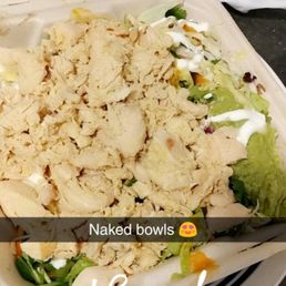 Baked chicken naked bowl Baked chicken naked bowl