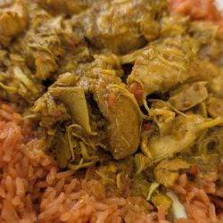 Sweet Sweet Kitchen - Curry chicken and jallof rice