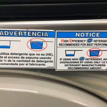 Soap Box Coin Laundry - Helpful Tip for detergent amount - Laundromat Near Me - Charlotte, North Carolina