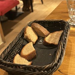 Casamia , Bregy Nicole - Bread brought to our table like this. We did not touch or move it at all.