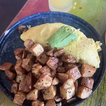 Breakfast Company - Vegan omelette w/roasted potatoes( very tasty) - Breakfast & Brunch Near Me - West Hollywood, California Breakfast Company - Vegan omelette w/roasted potatoes( very tasty) - Breakfast & Brunch Near Me - West Hollywood, California