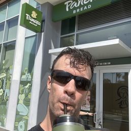 Me with my tumbler I always bring in to fill up with iced coffee! Me with my tumbler I always bring in to fill up with iced coffee!