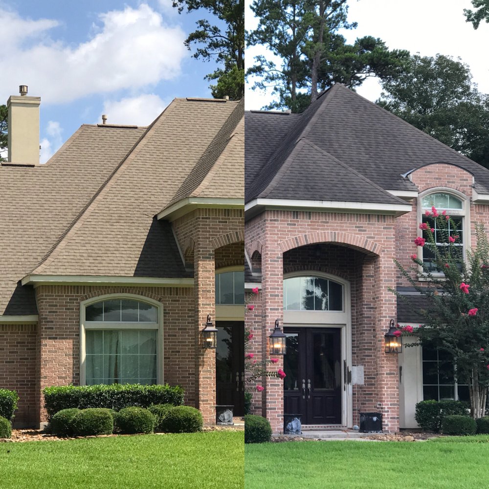 Slide of Woodlands Roof Cleaning & Pressure Washing