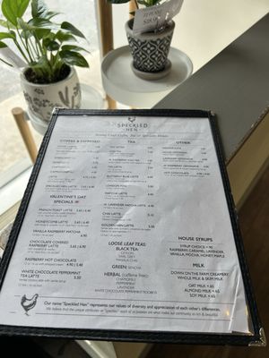 Menu photo 5 Speckled Hen Coffee Strasburg, PA