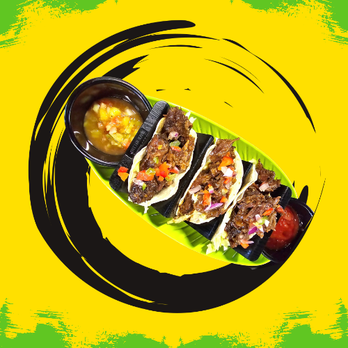 Jahmerican Cuisine - Our Friday special: Oxtail Tacos with mango pico on the side. - New American Near Me - Nixa, Missouri Jahmerican Cuisine - Our Friday special: Oxtail Tacos with mango pico on the side. - New American Near Me - Nixa, Missouri