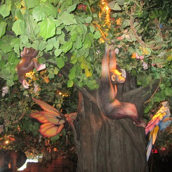 Rainforest Cafe - The butterflies moved, the monkeys did not. - American Near Me - Atlantic City, New Jersey Rainforest Cafe - The butterflies moved, the monkeys did not. - American Near Me - Atlantic City, New Jersey