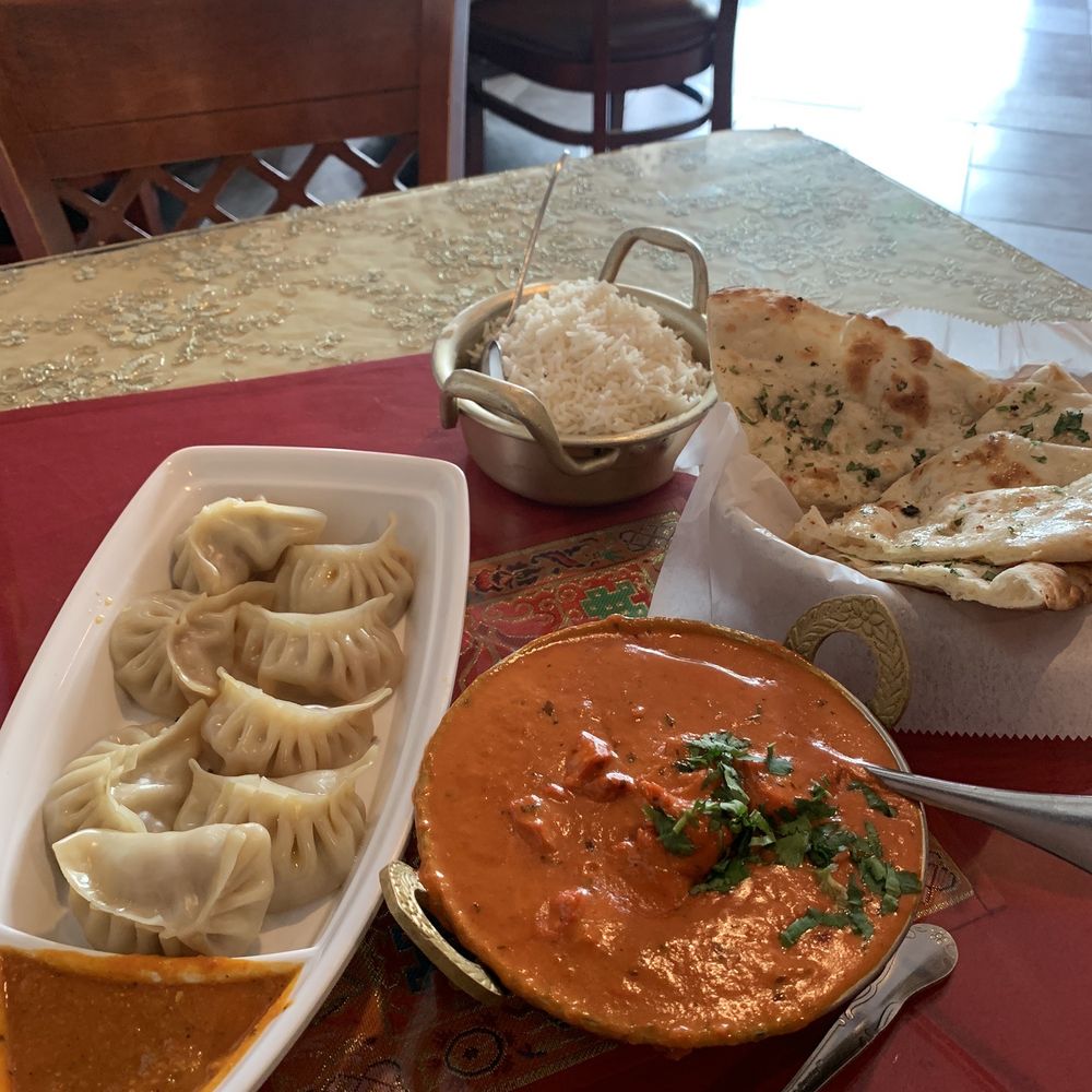 Everest Cuisine - Chicken momo 1. Chicken Tikka Masala 3. Garlic Naan 1. Plain White Rice - Indian Near Me - Placentia, California Everest Cuisine - Chicken momo 1. Chicken Tikka Masala 3. Garlic Naan 1. Plain White Rice - Indian Near Me - Placentia, California