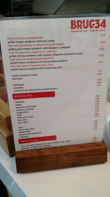 Menu photo 3 Brug 34 Amsterdam, NH