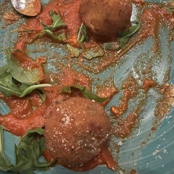Orofino - The remaining two of four arancini - Italian Near Me - Fredericksburg, Virginia Orofino - The remaining two of four arancini - Italian Near Me - Fredericksburg, Virginia