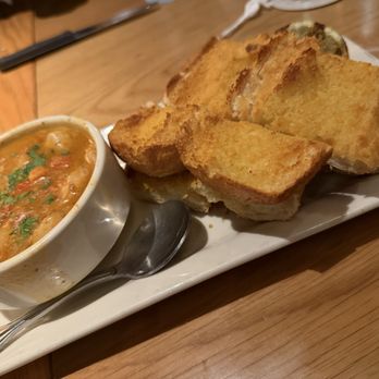 BJ's Restaurant & Brewhouse - Garlic Shrimp With Parmesan Toast - Pizza Near Me - Chula Vista, California BJ's Restaurant & Brewhouse - Garlic Shrimp With Parmesan Toast - Pizza Near Me - Chula Vista, California