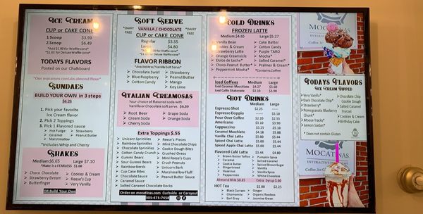 Menu photo 8 Mocatinas Leesburg, VA