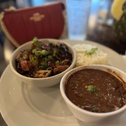Jamleans Jamaican & Creole Cuisines - Brown Stewed Chicken and Red Beans & Rice