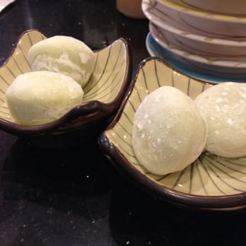 Sushi Island - Green tea mochi. Loooove these! - Sushi Bars Near Me - Eugene, Oregon