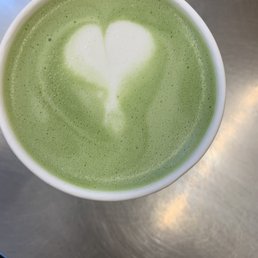 Iced Sweet Blossom Matcha Latte