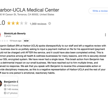StretchLab Beverly - His behavior continues. - Fitness & Instruction Near Me - Los Angeles, California