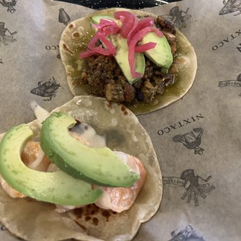 Nixtaco - Pork belly and Shrimp Mazatlan tacos - Mexican Near Me - Roseville, California