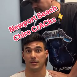 Sam The Chiropractor - Newport Beach Chiropractor Dr. Tyler Bigenho Gets Cracked  @drtylerbigenho #chiro #chiropractic