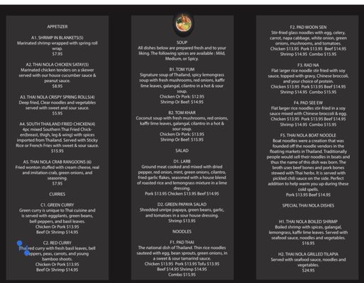 Menu photo 5 Thai Nola New Orleans, LA Menu photo 5 Thai Nola New Orleans, LA