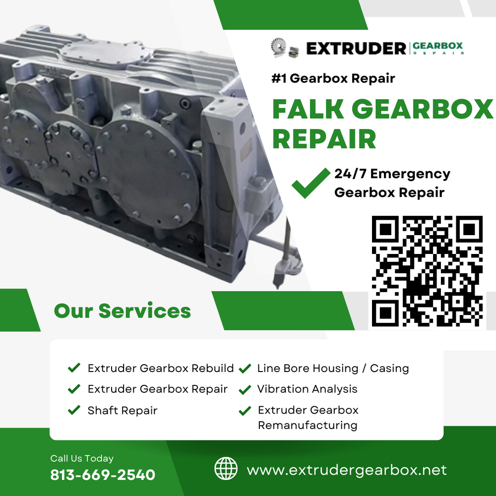 EXTRUDER GEARBOX REPAIR Request Information 2209 N 40th St, Tampa Bay, Florida Machine