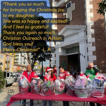 Christian Outreach In Action - Christmas toy giveaway during Children's Christmas party - Food Banks Near Me - Long Beach, California Christian Outreach In Action - Christmas toy giveaway during Children's Christmas party - Food Banks Near Me - Long Beach, California