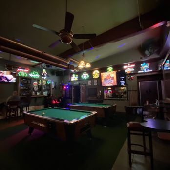 Gallagher's Dublin Pub - a pool table and neon signs - Pubs Near Me - Dublin, California