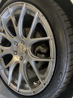 Photo of Onsite Wheels - Garden Grove, CA, US. Damage all around...