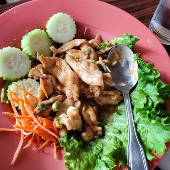 Thai Chili Jam Restaurant and Full Bar - Very disappointed in this dish. They advertised it as crispy chicken, But it was not crispy and it was rather bland - Thai Near Me - Portland, Oregon Thai Chili Jam Restaurant and Full Bar - Very disappointed in this dish. They advertised it as crispy chicken, But it was not crispy and it was rather bland - Thai Near Me - Portland, Oregon