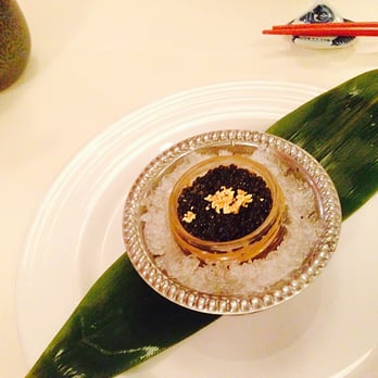 Takumi - Salmon liver mousse, caviar and gold shavings served on ice. - Sushi Bars Near Me - Wilmington, Delaware Takumi - Salmon liver mousse, caviar and gold shavings served on ice. - Sushi Bars Near Me - Wilmington, Delaware