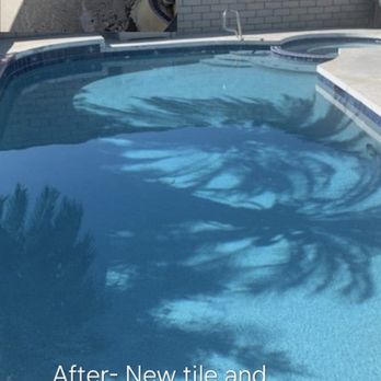 MB Pool Plaster Empire - Riverside Project- New Waterline tile, pebble plaster in Aqua Blue. - Pool & Hot Tub Service Near Me MB Pool Plaster Empire - Riverside Project- New Waterline tile, pebble plaster in Aqua Blue. - Pool & Hot Tub Service Near Me
