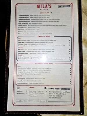 Menu photo 8 Mila’s Bistro New York, NY