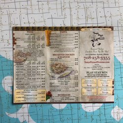 Tony's Pizza Of Peotone - Menu