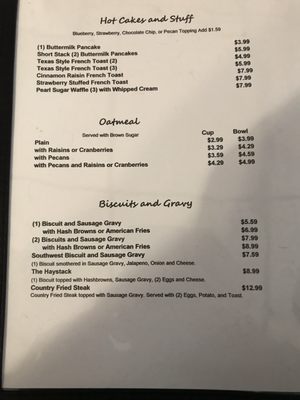Menu photo 3 Corner Cafe Sturgis, MI