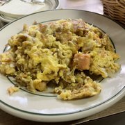 Photo of Barney Greengrass - New York, NY, United States. Scrambled Eggs with Sturgeon And Nova Scotia Salmon - get this (seriously)