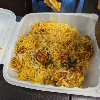 Himalayan Kitchen - Vijayawada chicken biryani - get medium spicy, spicy and extra spicy are intolerable even for spice as aficionados - Himalayan/Nepalese Near Me - Mountain View, California Himalayan Kitchen - Vijayawada chicken biryani - get medium spicy, spicy and extra spicy are intolerable even for spice as aficionados - Himalayan/Nepalese Near Me - Mountain View, California