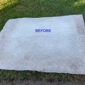 Blue Ribbon Carpet Cleaning - the day he left with the rug, note the rug center is lighter before he worked on it. - Carpet Cleaning Near Me - Burleson, Texas Blue Ribbon Carpet Cleaning - the day he left with the rug, note the rug center is lighter before he worked on it. - Carpet Cleaning Near Me - Burleson, Texas