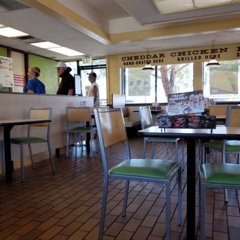 Del Taco - tables and chairs in a restaurant - Mexican Near Me - Ridgecrest, California