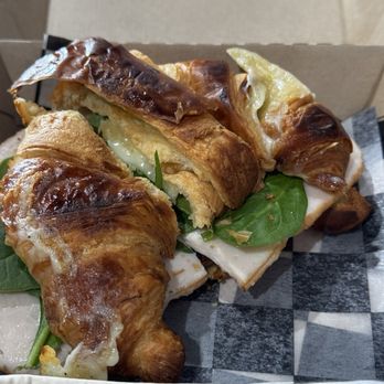 Cream and Sugar NJ - Croissant with turkey, fig jam - Coffee & Tea Near Me - Randolph, New Jersey