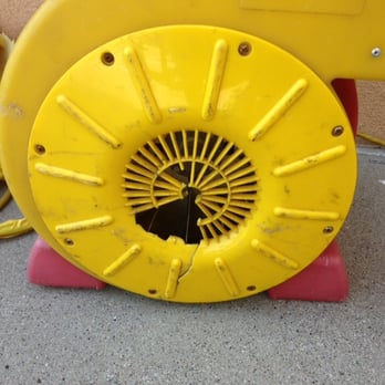 Bay Area Jump - I think a child's hand could fit in here.  Not so safe. - Party Supplies Near Me