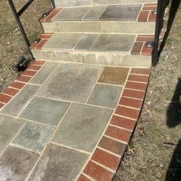 Renovation of sidewalk.