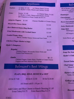 Menu photo 5 Slyder's Tavern Dayton, OH Menu photo 5 Slyder's Tavern Dayton, OH