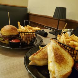 RB's Steakhouse - Kid's Cheeseburger and Kid's Grilled Cheese Sandwich