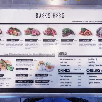 Baos Hog - Menu - Chinese Near Me - Garden Grove, California