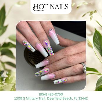 Hot Nail Lounge - Let's get creative with your nails!  Book your appointment today.  Call us now to schedule! - Nail Salons Near Me - Deerfield Beach, Florida